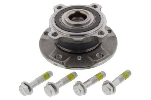 Wheel bearing kit MAPCO Front axle both sides, with wheel hub, with ABS sensor ring - 26662