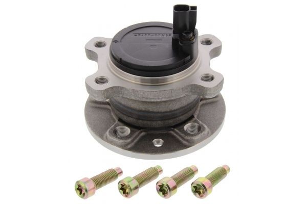 26908 MAPCO Wheel bearings VOLVO Rear Axle both sides, with integrated ABS sensor, 135,5 mm