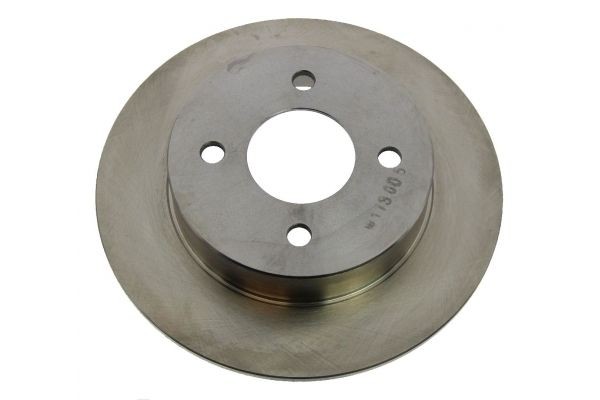 MAPCO 45503 Brake disc Rear Axle, 240x7mm, 4, solid