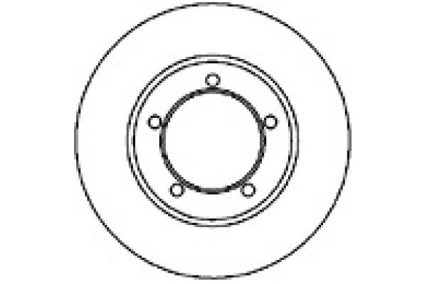 MAPCO 45534 Brake disc Front Axle, 277x12,5mm, 5x118, solid
