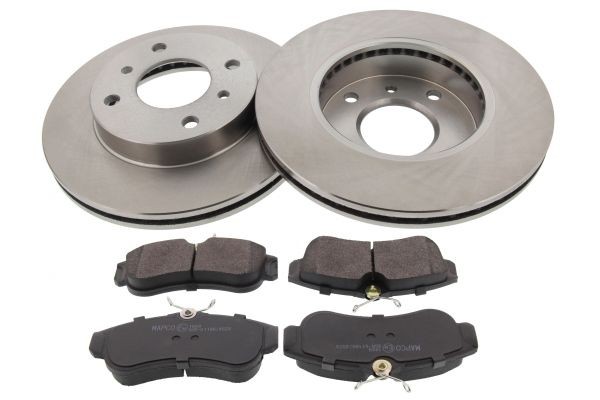 MAPCO Front Axle, Vented Ø: 257mm, Brake Disc Thickness: 22, 16,7mm Brake discs and pads 47503 buy