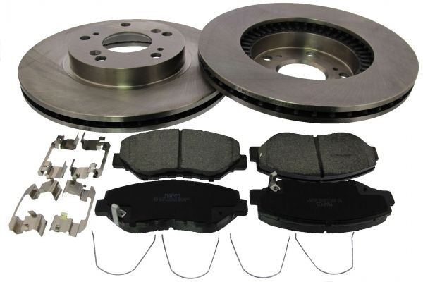 MAPCO 47603 Brake discs and pads set Front Axle, Vented