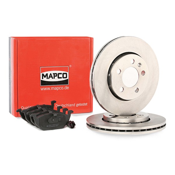 MAPCO Brake disc and pads set 47855