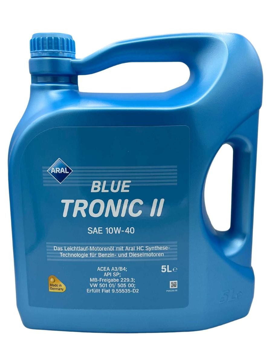 Buy Engine oil ARAL petrol 15F078 BlueTronic II 10W-40, 5l, Part Synthetic Oil