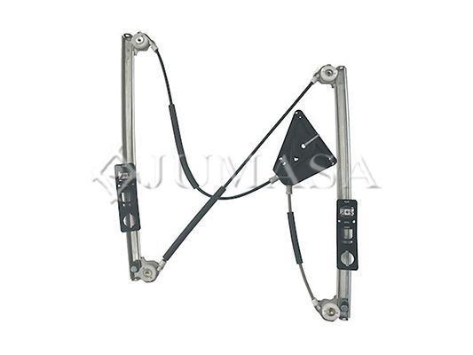 62240429 JUMASA Window mechanism AUDI Right Front, Operating Mode: Electric, without electric motor, with comfort function