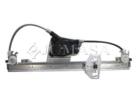 62410545 JUMASA Window mechanism BMW Left Rear, Operating Mode: Electric, without electric motor, with comfort function