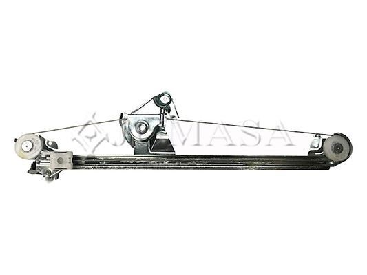 62412023 JUMASA Window mechanism MERCEDES-BENZ Left Rear, Operating Mode: Electric, without electric motor, with comfort function