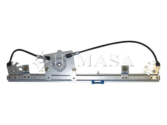 Power window mechanism JUMASA Right Rear, Operating Mode: Electric, without electric motor, with comfort function - 62423080