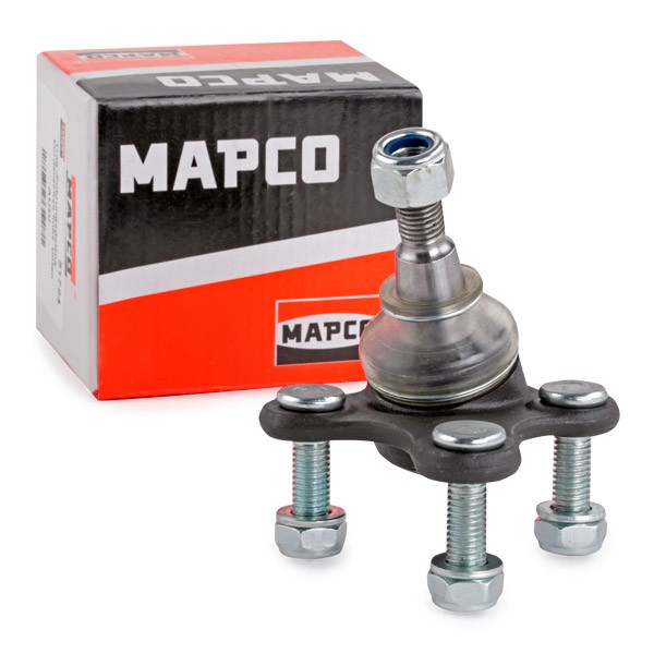 MAPCO Front Axle Left, Lower, with fastening material, 15,3mm, M12x1,5mm Cone Size: 15,3mm Suspension ball joint 51724 buy