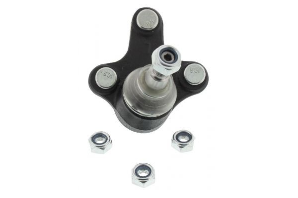 MAPCO 51724 Ball Joint Front Axle Left, Lower, with fastening material, 15,3mm, M12x1,5mm