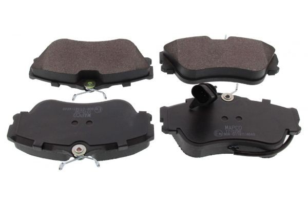 MAPCO 6111 Brake pad set Front Axle, incl. wear warning contact, with brake caliper screws