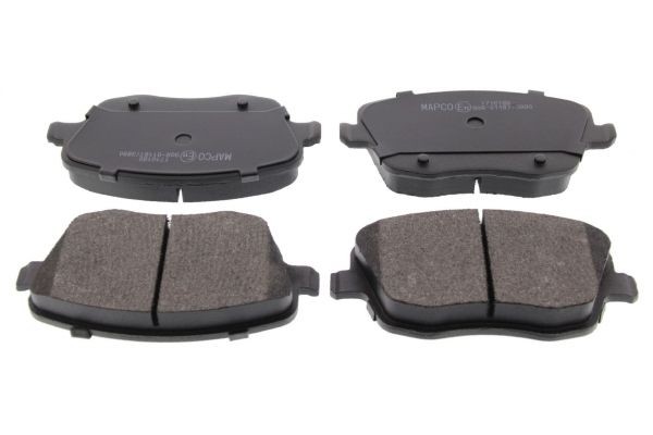 MAPCO 6118 Brake pad set Front Axle, not prepared for wear indicator