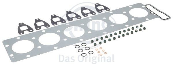 ELRING without valve cover gasket, with valve stem seals Head gasket kit 195.080 buy