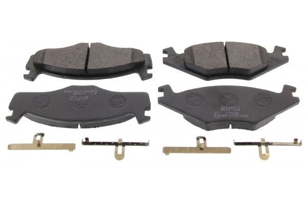 original VW Polo 86c Coupe Brake pads front and rear MAPCO 6210
