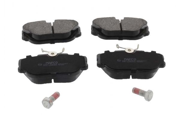 MAPCO 6337 Brake pad set Front Axle, excl. wear warning contact, prepared for wear indicator, with anti-squeak plate, with brake caliper screws
