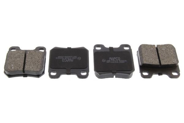 180692 MAPCO Rear Axle, with anti-squeak plate Height: 61,2mm, Width: 61,7mm, Thickness: 15,8mm Brake pads 6356 buy