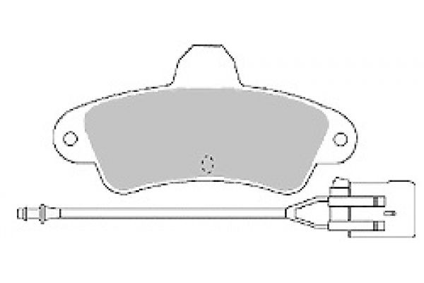 original Ford Mondeo MK1 GBP Brake pads front and rear MAPCO 6392