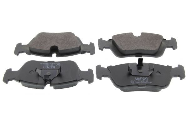 MAPCO 6417 Brake pad set Front Axle, prepared for wear indicator, with anti-squeak plate