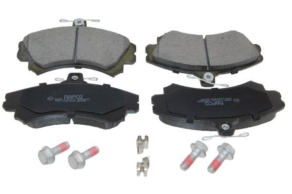 181118-700 MAPCO Front Axle, incl. wear warning contact Height: 72,6mm, Width: 130mm, Thickness: 16mm Brake pads 6499 buy