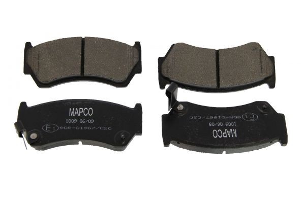MAPCO 6507 Brake pad set Front Axle, incl. wear warning contact