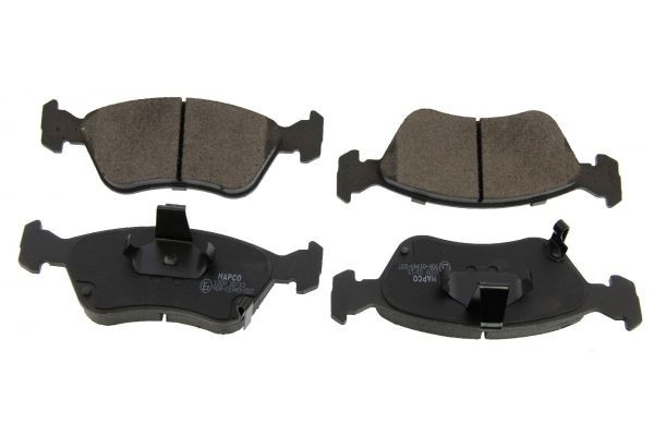 MAPCO 6508 Brake pad set Front Axle, incl. wear warning contact, with anti-squeak plate