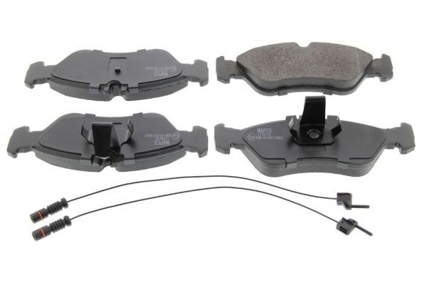 MAPCO 6513 Brake pad set Rear Axle, incl. wear warning contact, with anti-squeak plate
