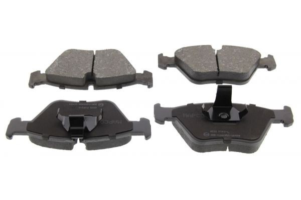 MAPCO 6533 Brake pad set Front Axle, prepared for wear indicator, with anti-squeak plate