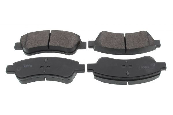 MAPCO 6537 Brake pad set Front Axle, with anti-squeak plate