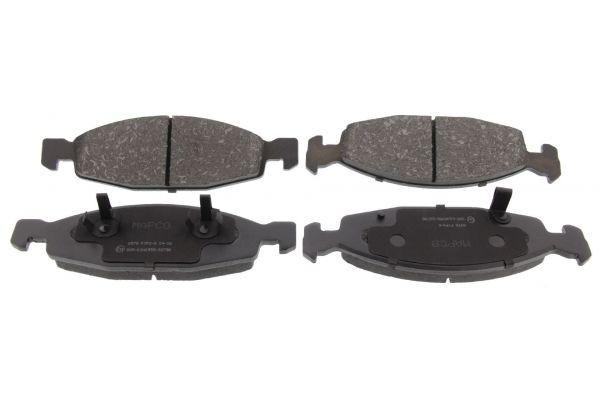 MAPCO 6578 Brake pad set Front Axle, incl. wear warning contact, with anti-squeak plate