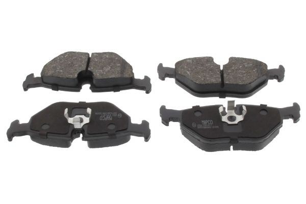 MAPCO 6581 Brake pad set Rear Axle, excl. wear warning contact, with anti-squeak plate