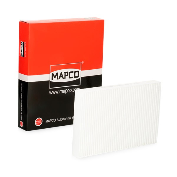 MAPCO 65850 Pollen filter Pollen Filter, 260 mm x 168 mm x 30 mm, Paper