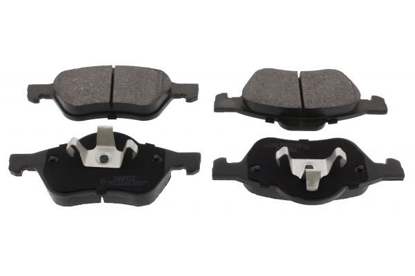 MAPCO 6597 Brake pad set Front Axle, with anti-squeak plate
