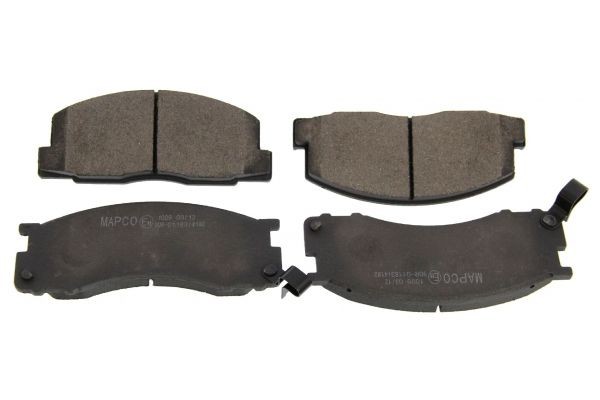 6598 MAPCO Brake pad set TOYOTA Front Axle, incl. wear warning contact