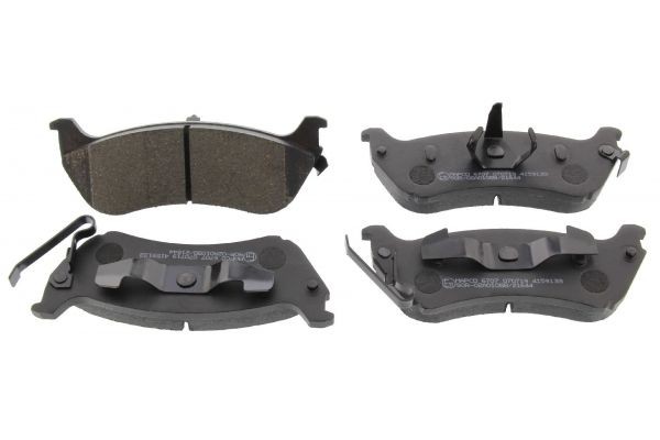 MAPCO 6707 Brake pad set Rear Axle, with acoustic wear warning