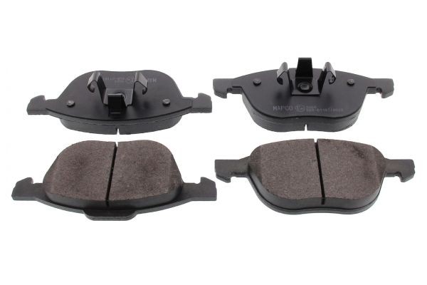 23723 MAPCO Front Axle, with anti-squeak plate Height 2: 67mm, Height: 62,4mm, Width 2 [mm]: 156,3mm, Width: 155,1mm, Thickness: 17,5mm Brake pads 6709 buy