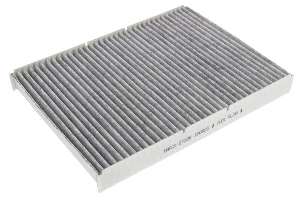 MAPCO 67208 Pollen filter Activated Carbon Filter, 282 mm x 206 mm x 30 mm