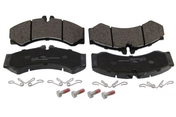 MAPCO Disc brake pads rear and front MERCEDES-BENZ SPRINTER 5-t Platform/Chassis (905) new 6749