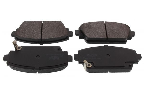 MAPCO Front Axle, with acoustic wear warning Height: 58,5mm, Width: 131,7mm, Thickness: 16,5mm Brake pads 6753 buy