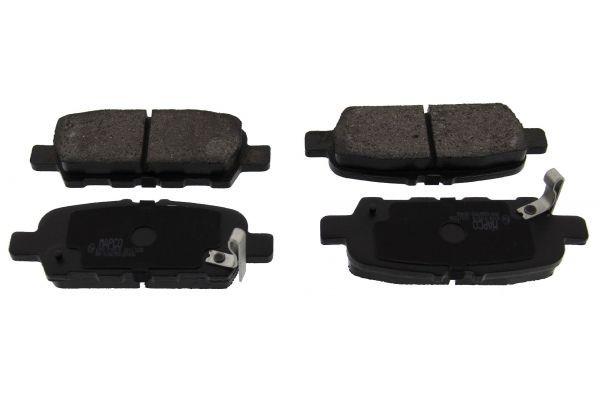 MAPCO Rear Axle, with acoustic wear warning, with anti-squeak plate Height: 38,2mm, Width: 105,5mm, Thickness: 14mm Brake pads 6754 buy