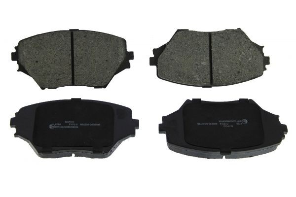MAPCO Front Axle, not prepared for wear indicator Height: 60,3mm, Width: 123mm, Thickness: 17,5mm Brake pads 6768 buy