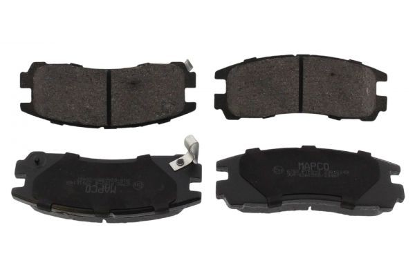 MAPCO 6782 Brake pad set Rear Axle, with acoustic wear warning