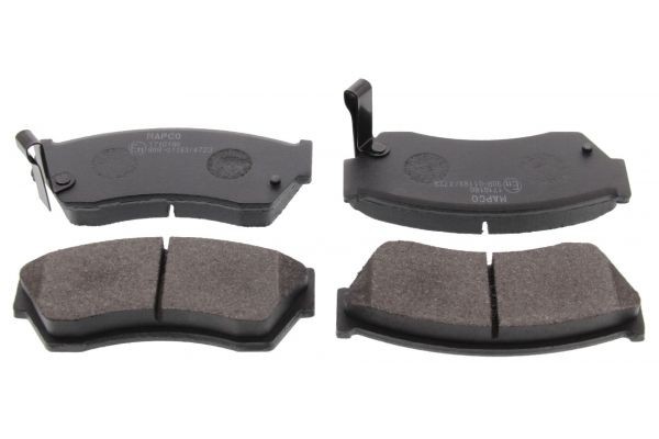 MAPCO Front Axle, with acoustic wear warning Height: 44,6mm, Width: 107,3mm, Thickness: 15mm Brake pads 6786 buy