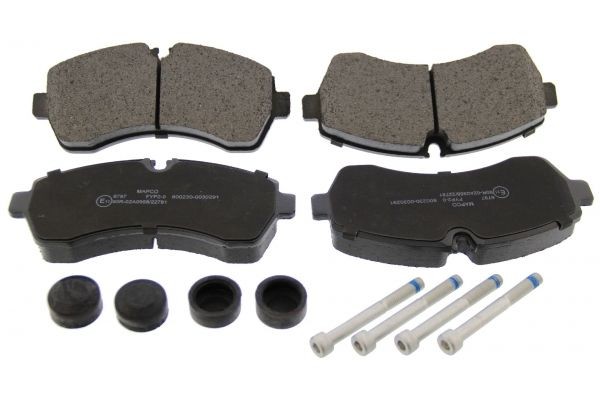 MAPCO 6797 Brake pad set Front Axle, prepared for wear indicator