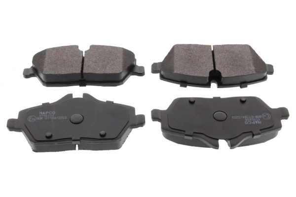 MAPCO 6803 Brake pad set Front Axle, prepared for wear indicator
