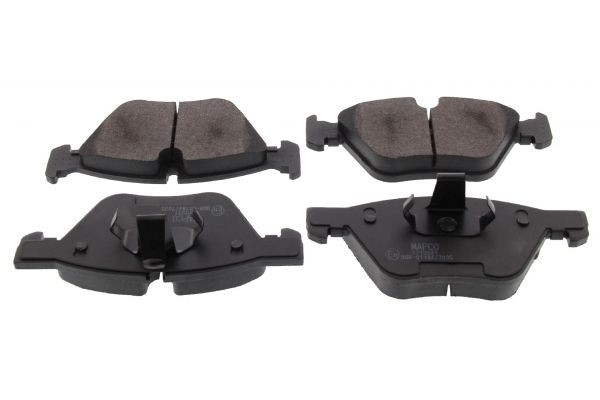 MAPCO 6811 Brake pad set Front Axle, prepared for wear indicator, with anti-squeak plate
