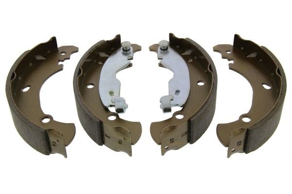 MAPCO 8138 Brake Shoe Set Rear Axle, 203 x 38 mm, with lever, for vehicles with ABS