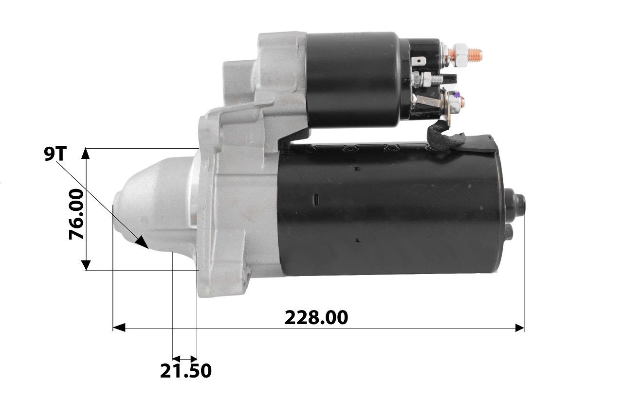 TESLA TECHNICS Starter motors TT15221 PRO