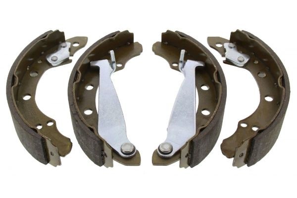 MAPCO 8810 Brake Shoe Set Rear Axle, 200 x 40 mm, with lever