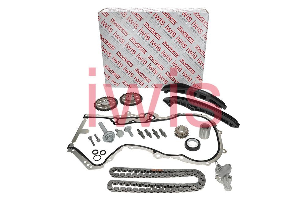 AIC 74633Set Timing chain kit with slide rails, with gears, with gaskets/seals, with runner ring, with bolts/screws, with bolts, Silent Chain, Closed chain