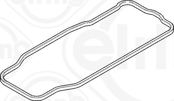 ELRING 804.072 Oil sump gasket Rubber